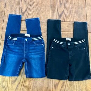 Girl Jordache Stretch Jeggings Bundle of 2, Size 14